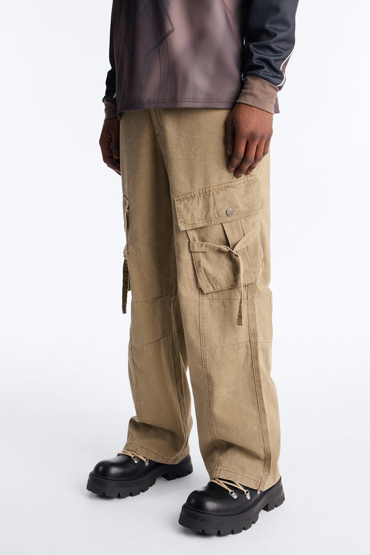 Baggy Archived Utility Pant - Olive Fashion Nova