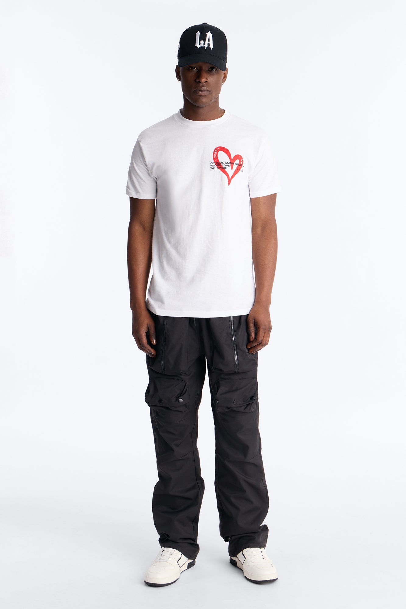 Amor Studio Short Sleeve Tee - White Fashion Nova
