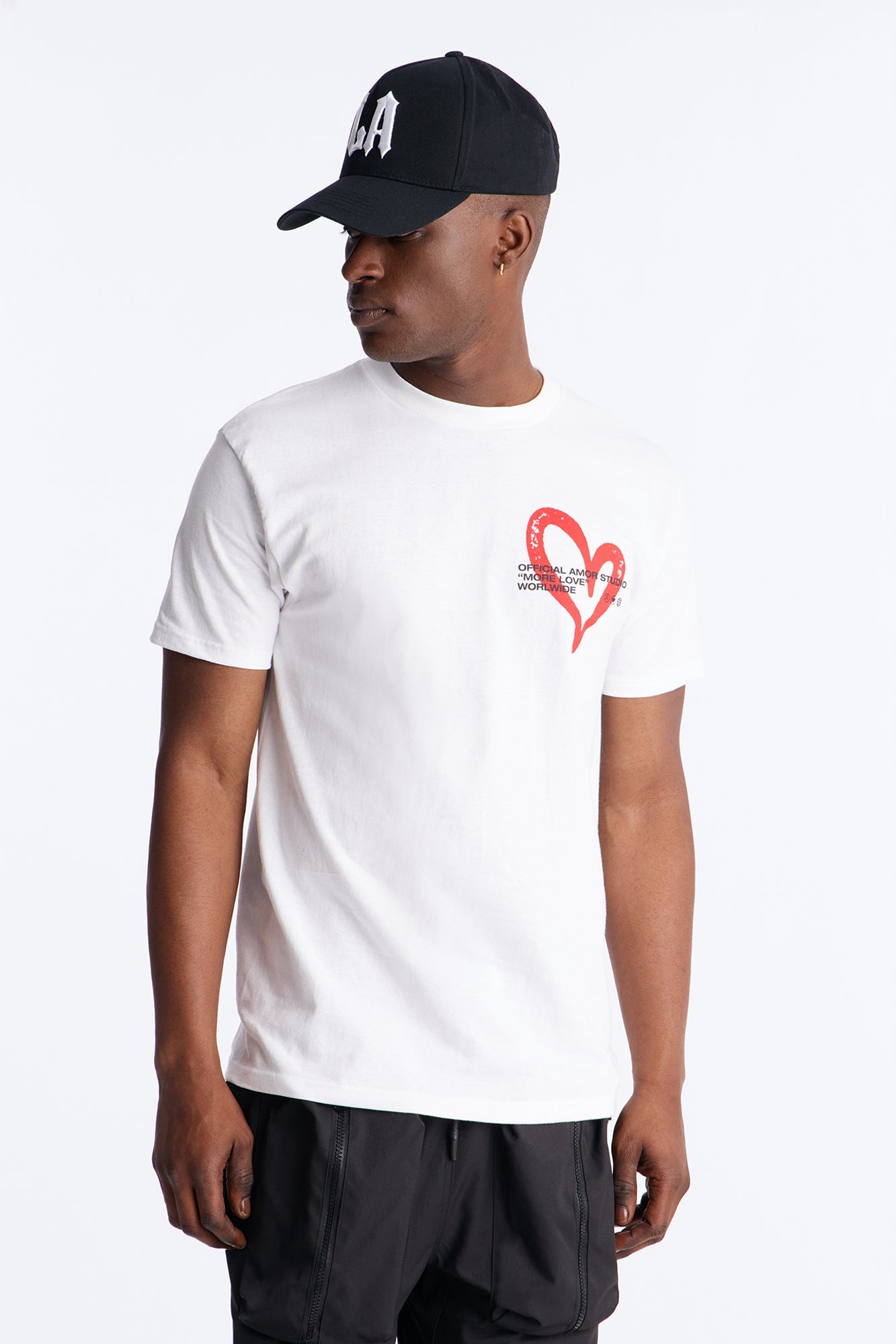 Amor Studio Short Sleeve Tee - White Fashion Nova