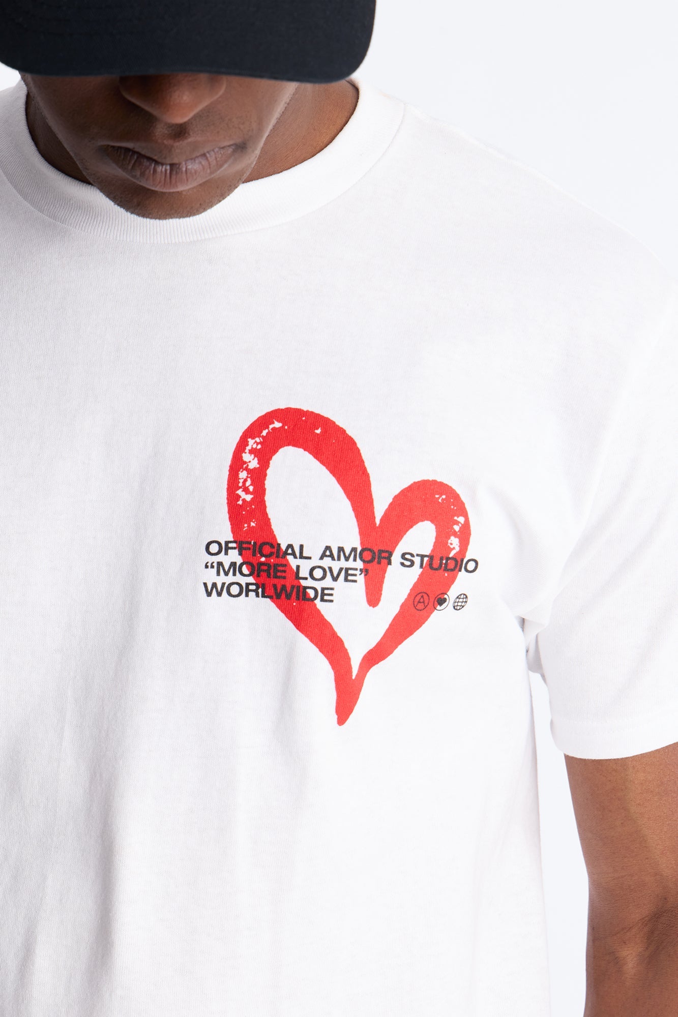 Amor Studio Short Sleeve Tee - White Fashion Nova