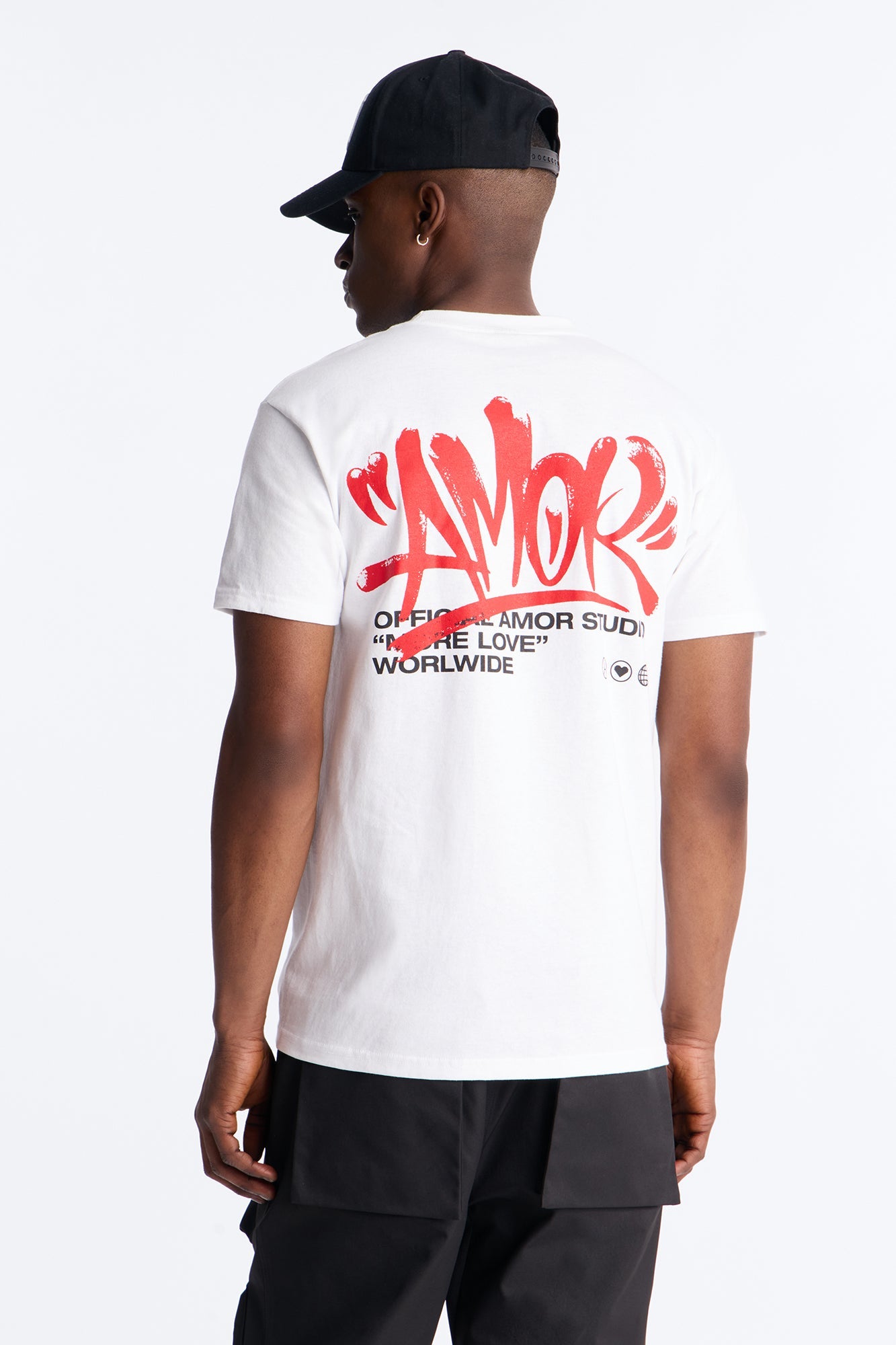 Amor Studio Short Sleeve Tee - White Fashion Nova
