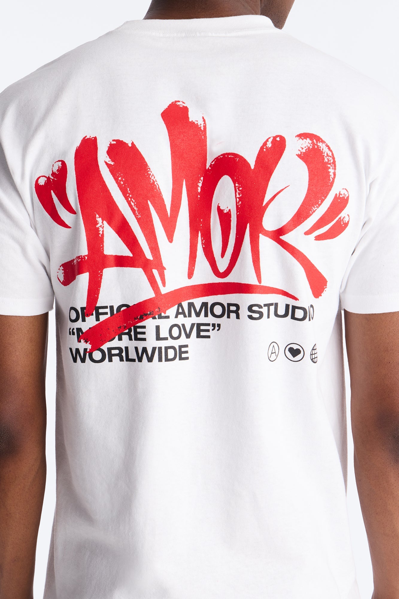 Amor Studio Short Sleeve Tee - White Fashion Nova