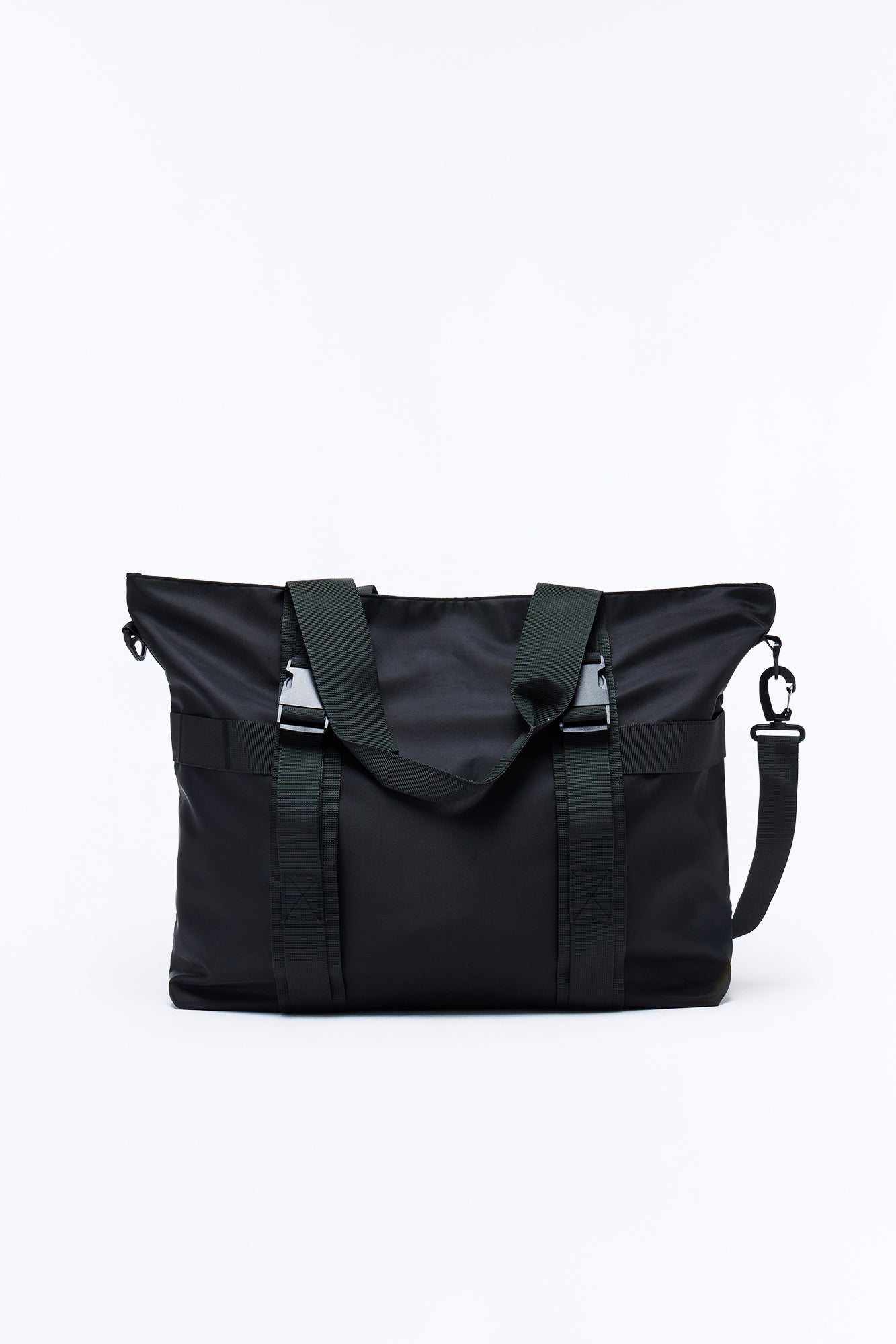 Nylon Urban Utility Messenger Bag - Black Fashion Nova