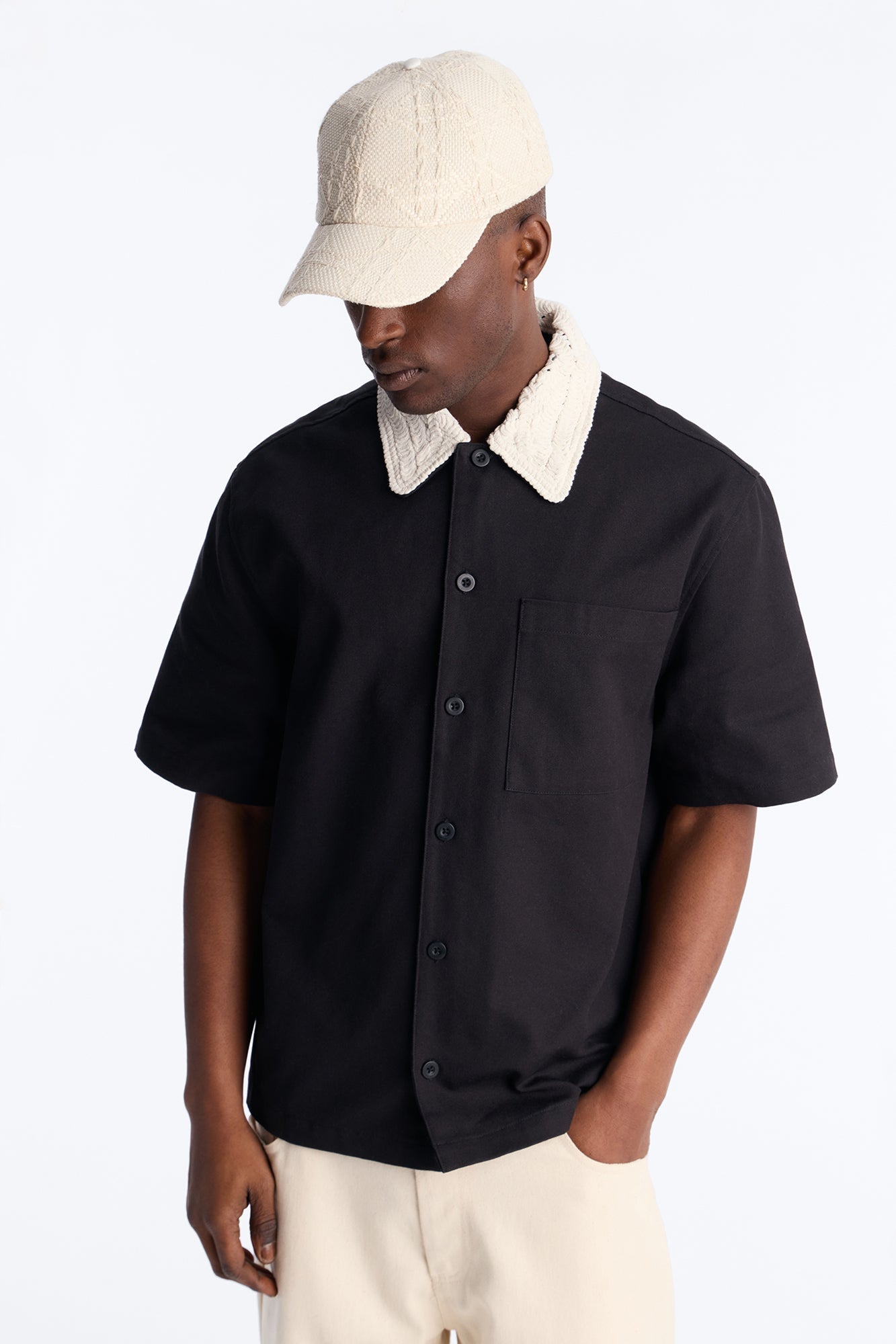 Relaxed Wild Desert Dreams Button Up Shirt - Black Fashion Nova
