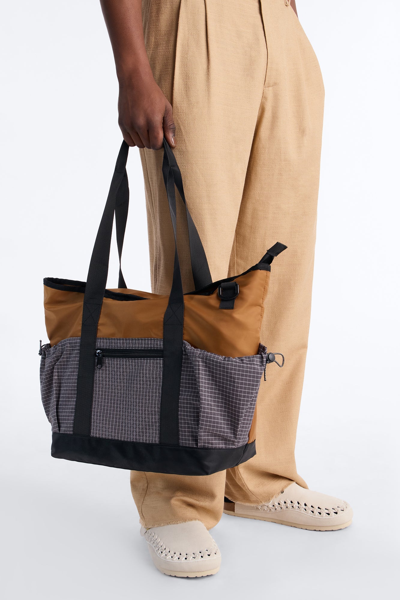 Dual Tone Utility Bag - Orange/combo Fashion Nova