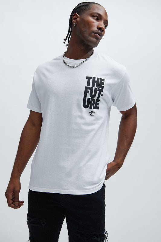 The Future Signature Short Sleeve Tee - White Fashion Nova