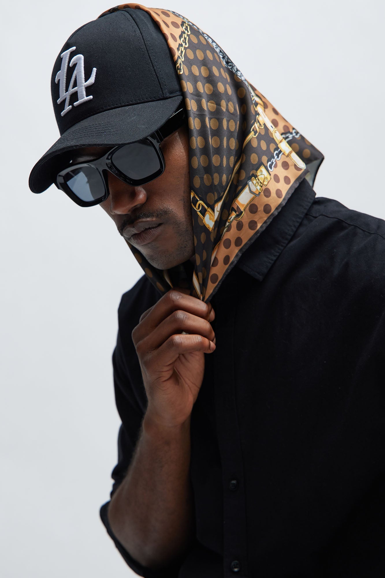 Louder Luxury Bandana - Brown/combo Fashion Nova