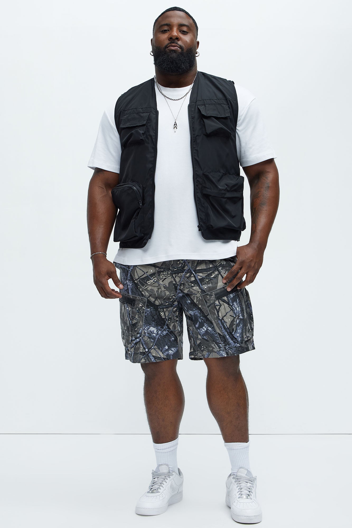 Hudson Utility Vest - Black Fashion Nova