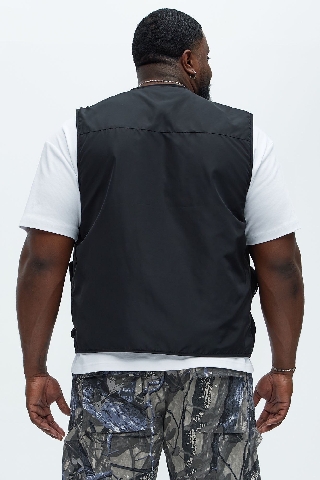 Hudson Utility Vest - Black Fashion Nova