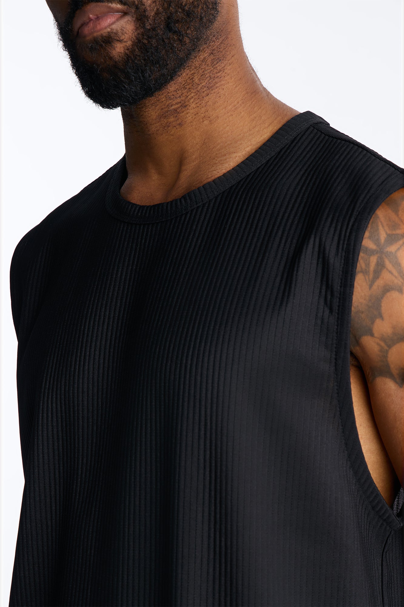 Show Up Muscle Tank - Black Fashion Nova