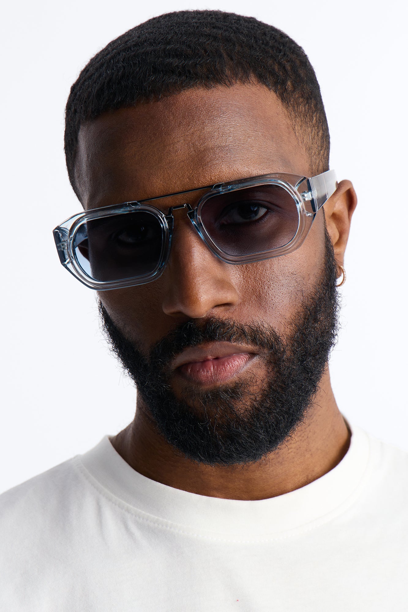 Overdrive Theory Sunglasses - Light Blue Fashion Nova