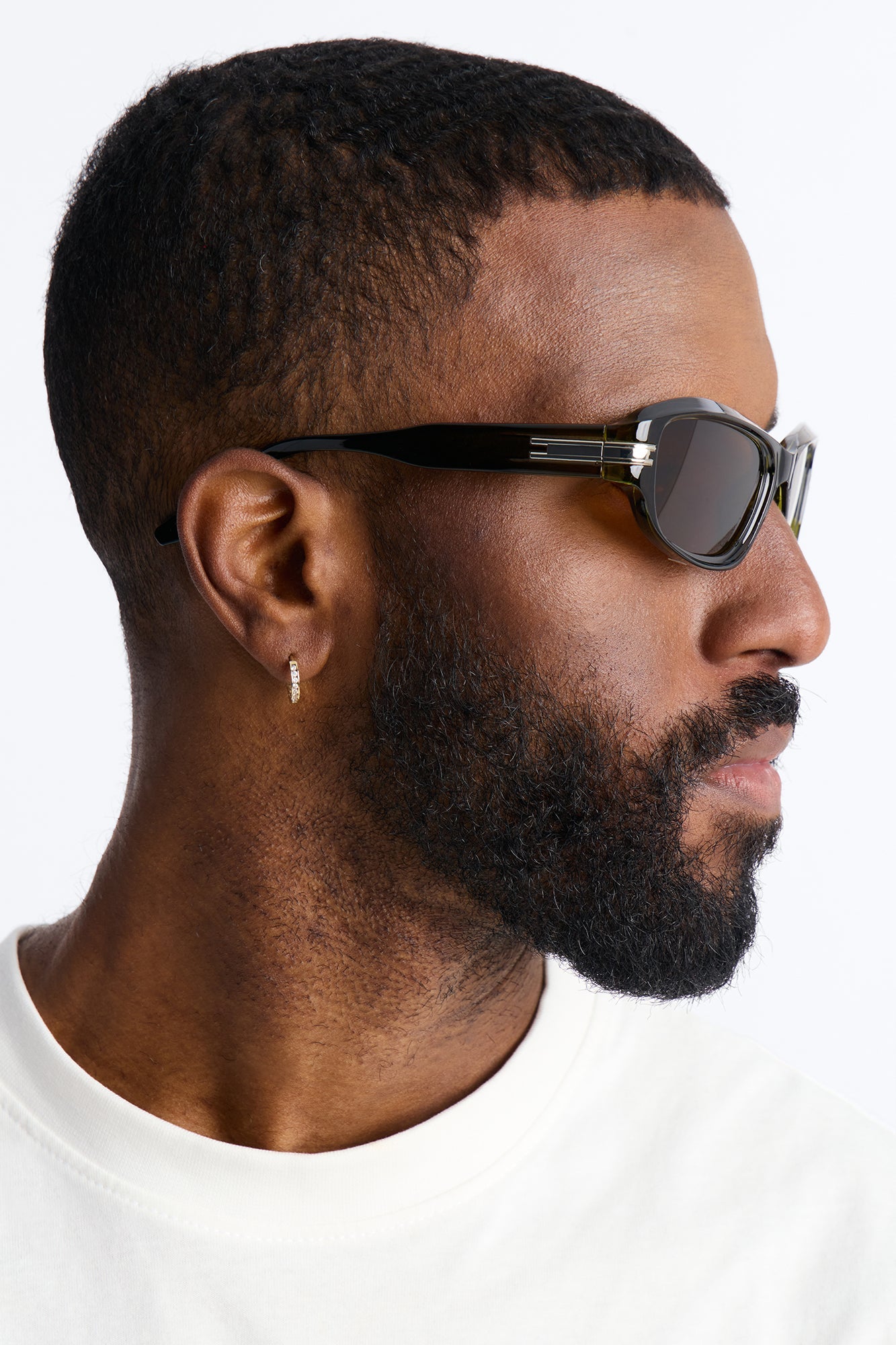 Acid Glow Flux Sunglasses - Olive Fashion Nova