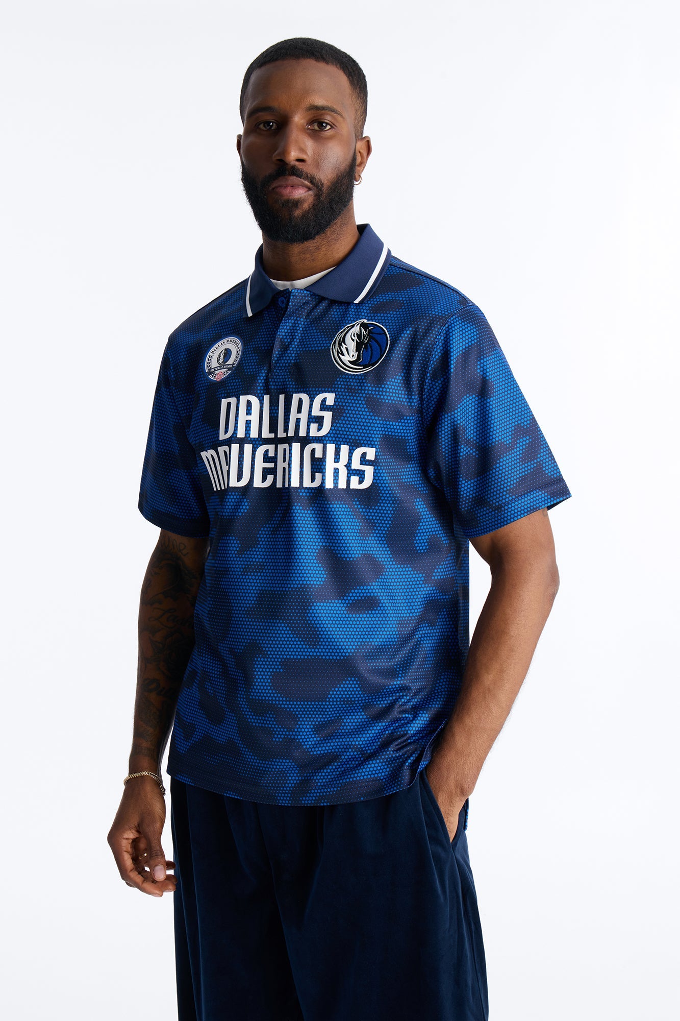Mavs Digi Camo Soccer Top - Blue Fashion Nova