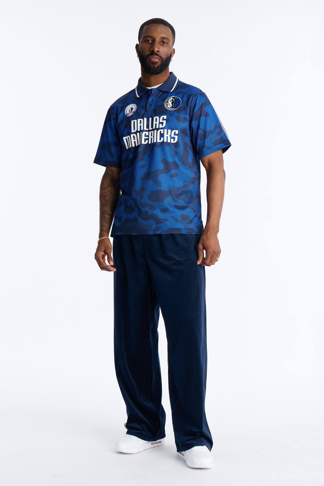 Mavs Digi Camo Soccer Top - Blue Fashion Nova