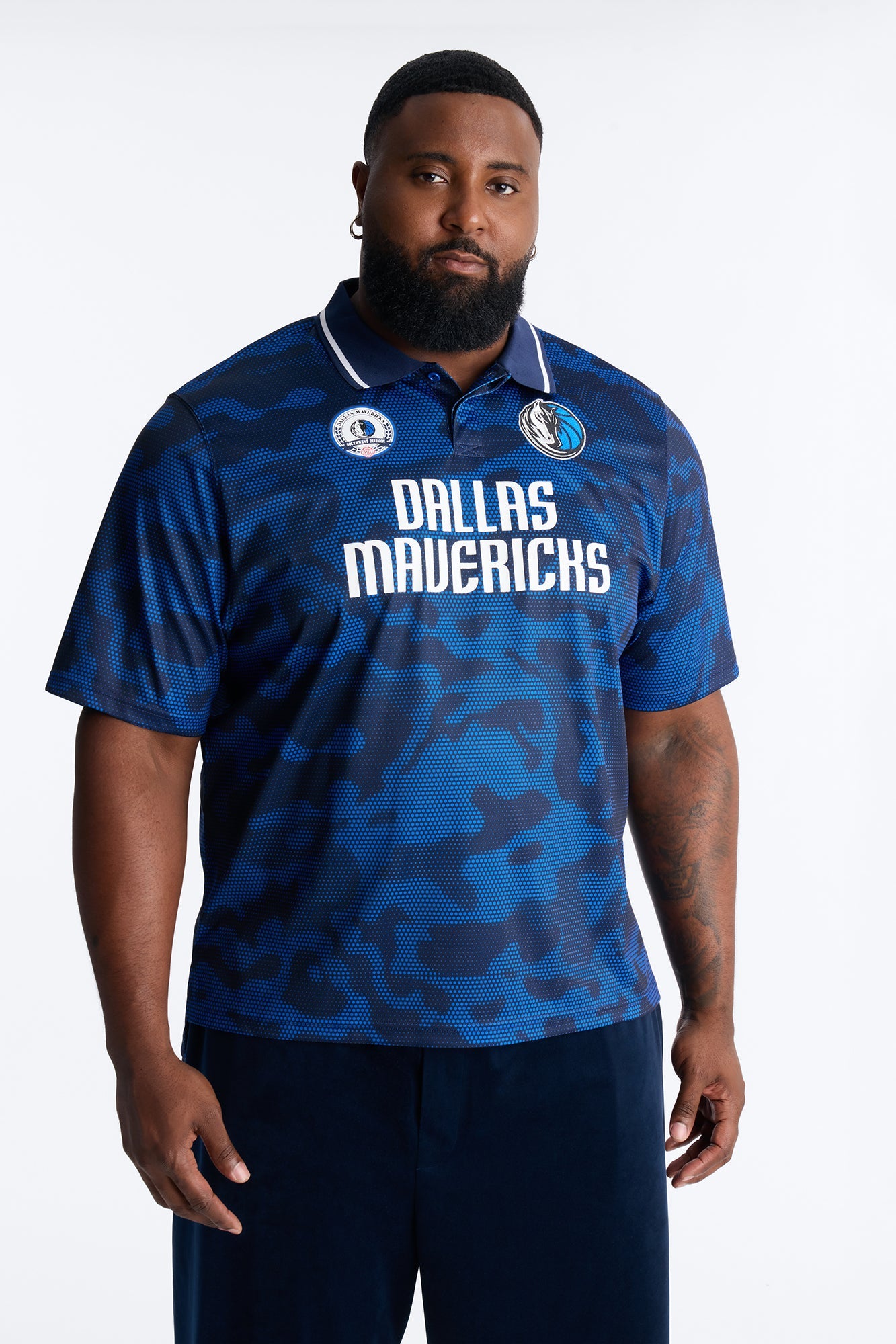Mavs Digi Camo Soccer Top - Blue Fashion Nova