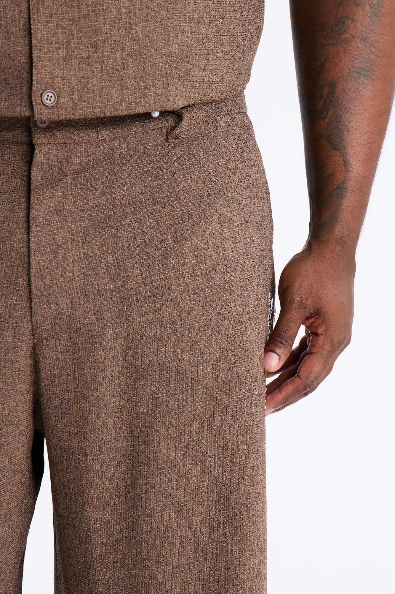 Baggy Wanderlust Pearl Journey Short - Brown Fashion Nova