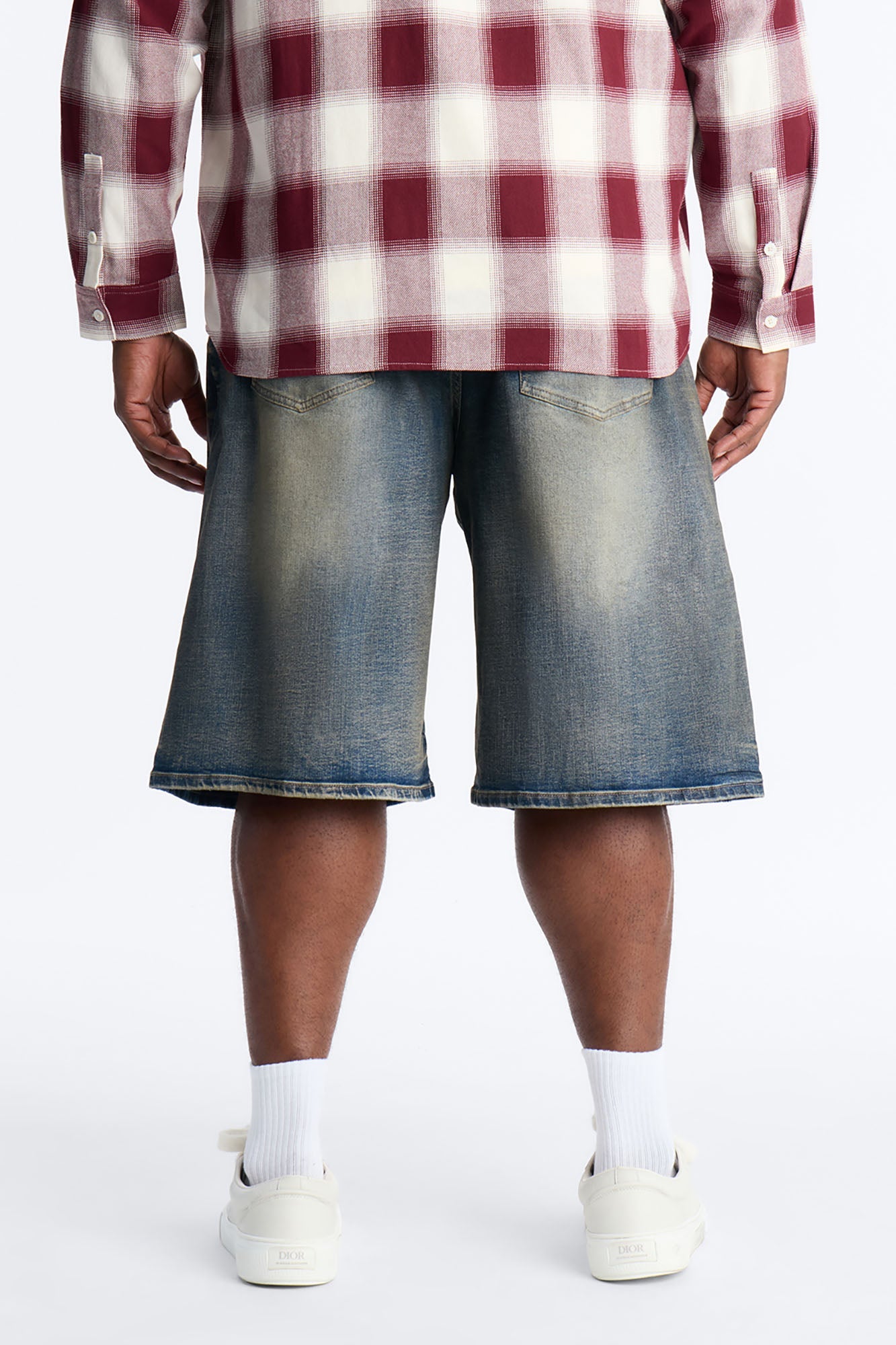 Baggy Vintage Royalty Denim Short - Vintage Wash Fashion Nova