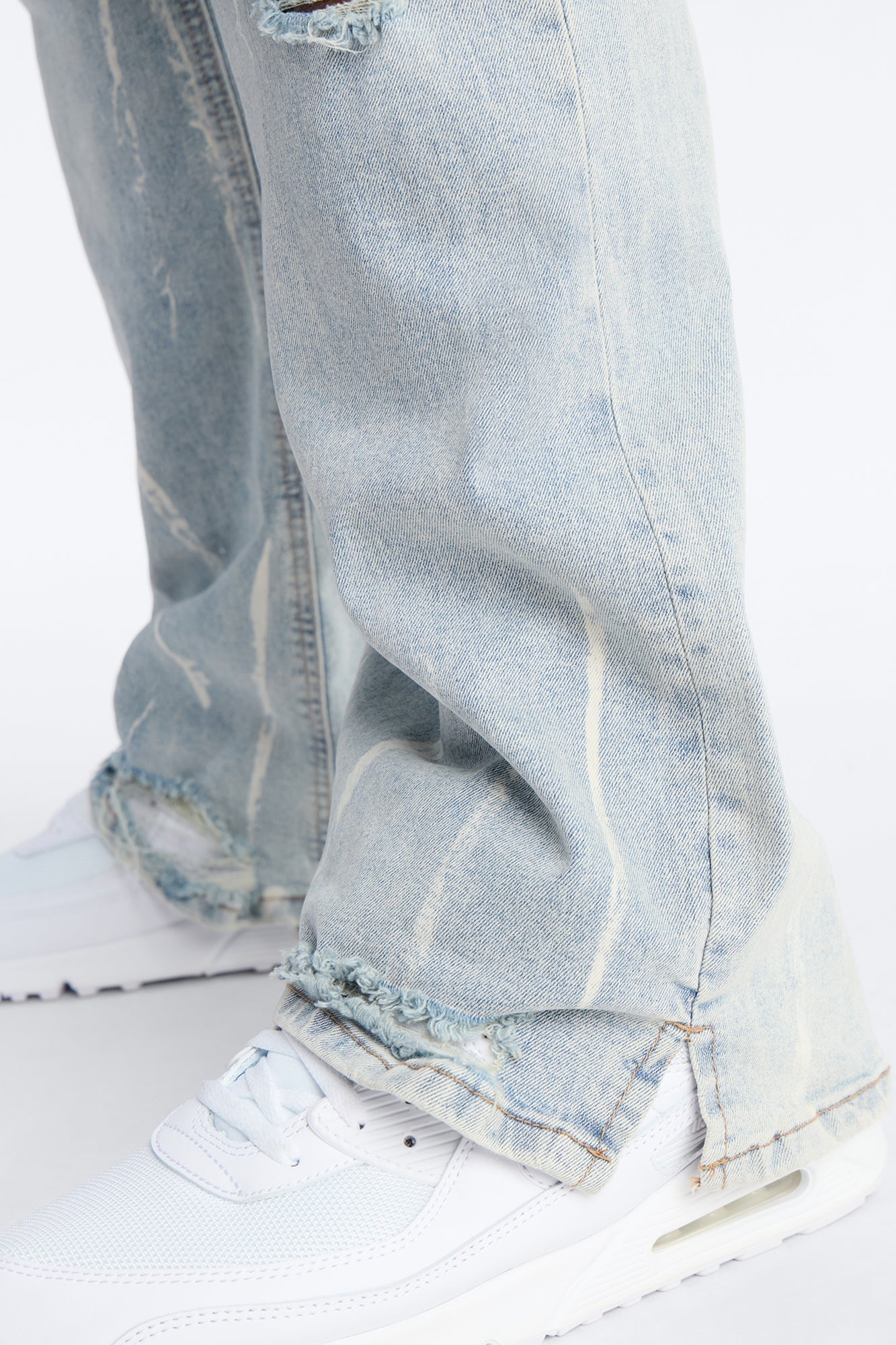 Everyday Street Stacked Skinny Flare Jean - Light Wash Fashion Nova