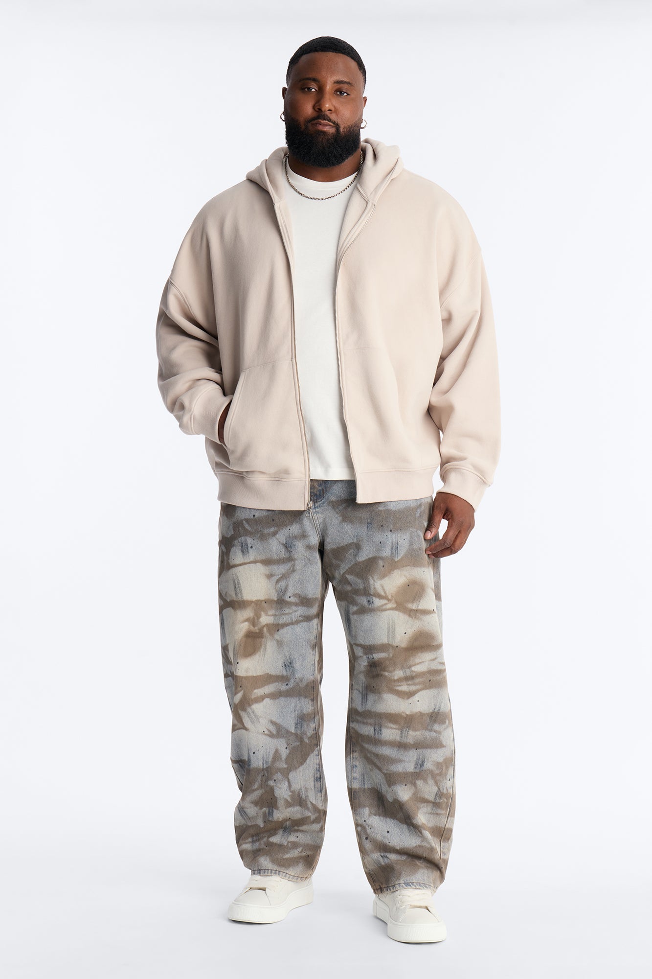 Barrel Canal St Stained Jean - Medium Wash Fashion Nova