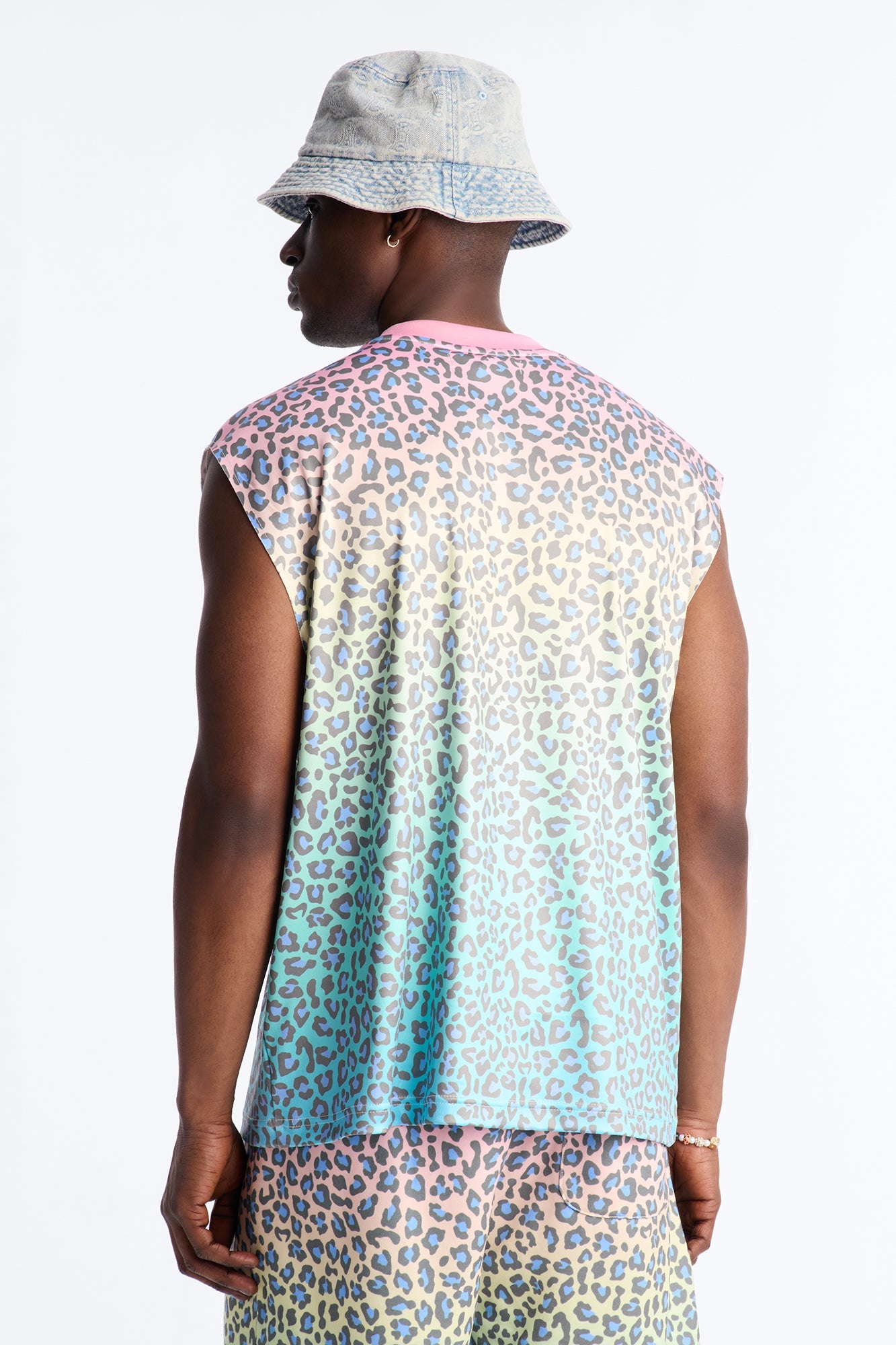 Relaxed Electric Rave Leopard Sleeveless Crew Neck Tank - Multi Color Fashion Nova