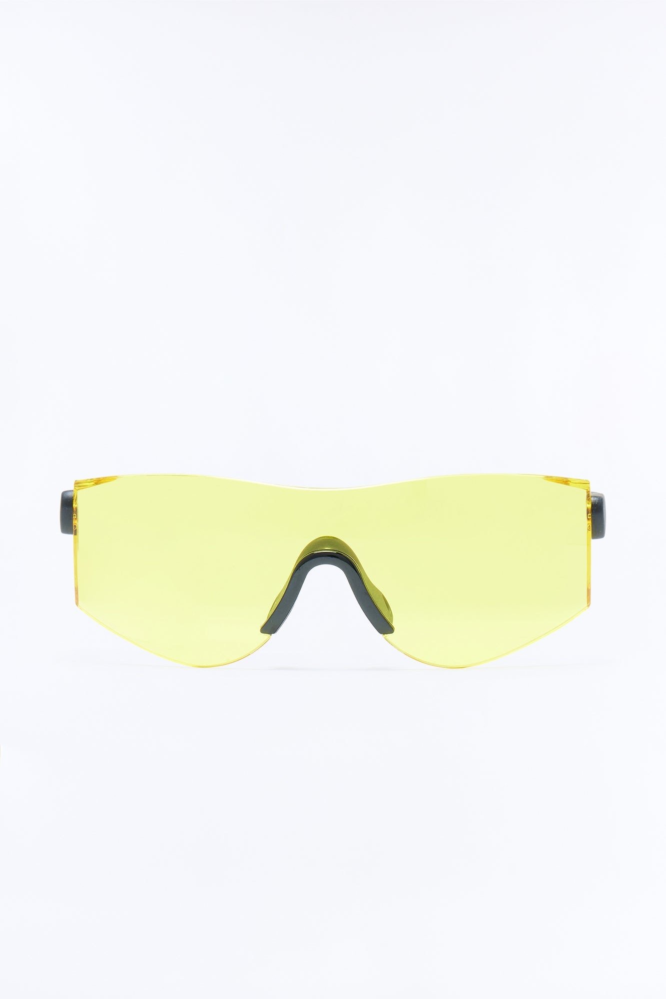 Real Revo Shield Sunglasses - Yellow Fashion Nova