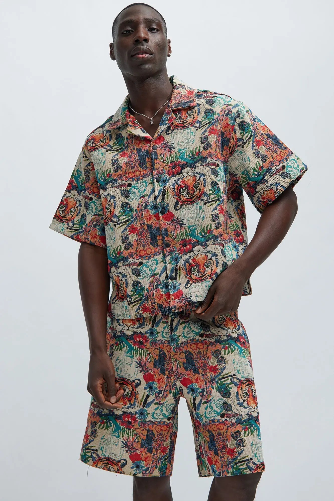 Ansel Tapestry Shirt - Multi Color Fashion Nova