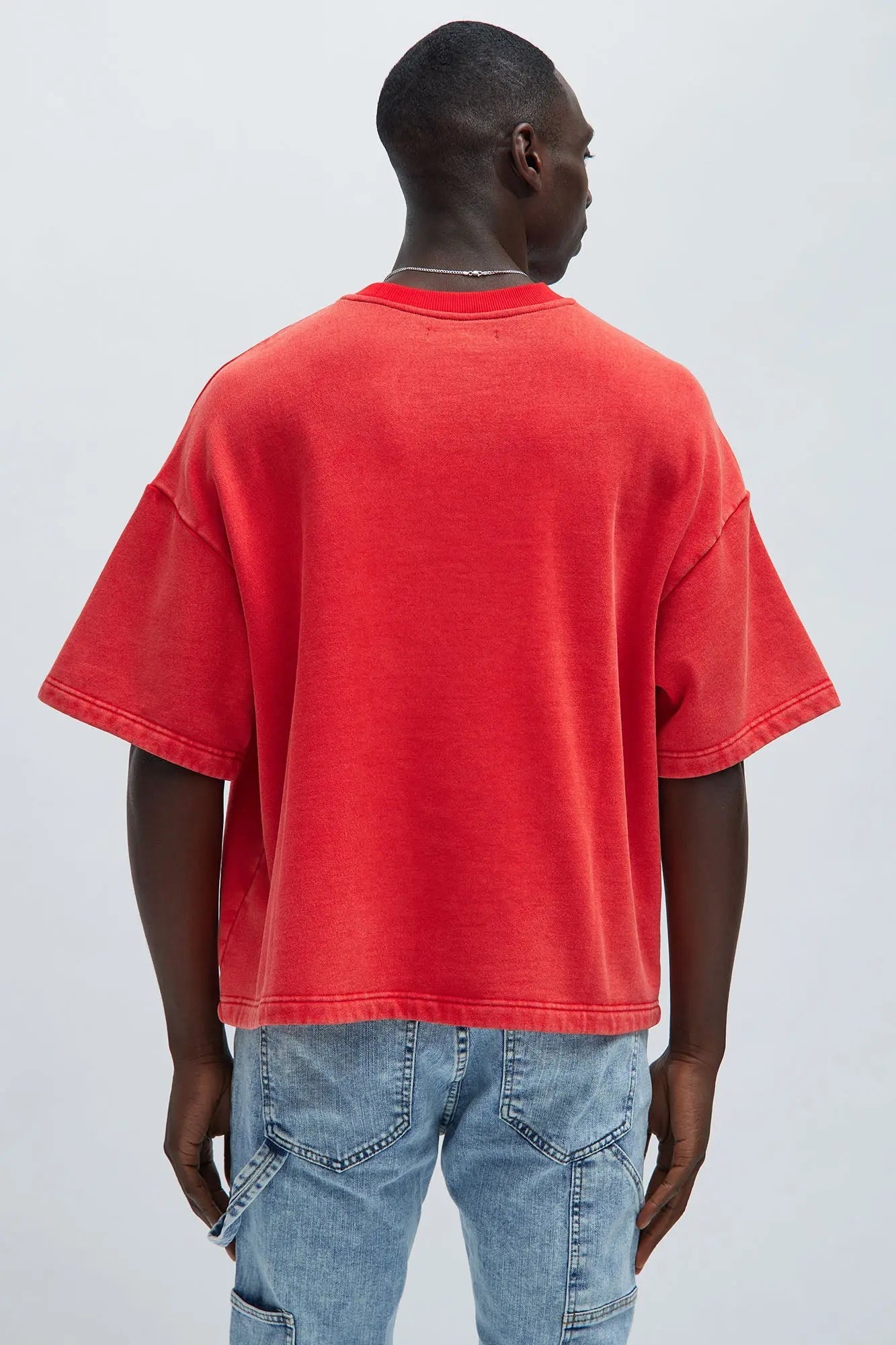 Kyle Oversized Tee - Red Fashion Nova