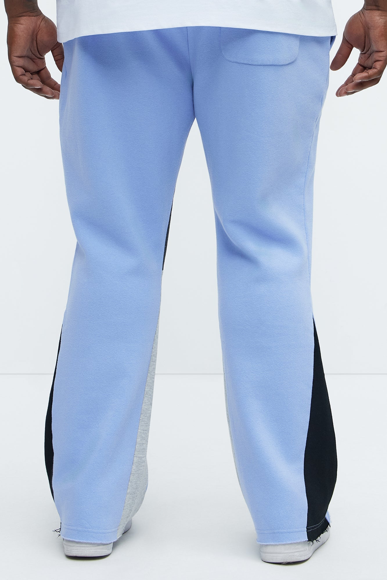 Tyson Maison Des Saints Skinny Flare Sweatpants - Violet Fashion Nova