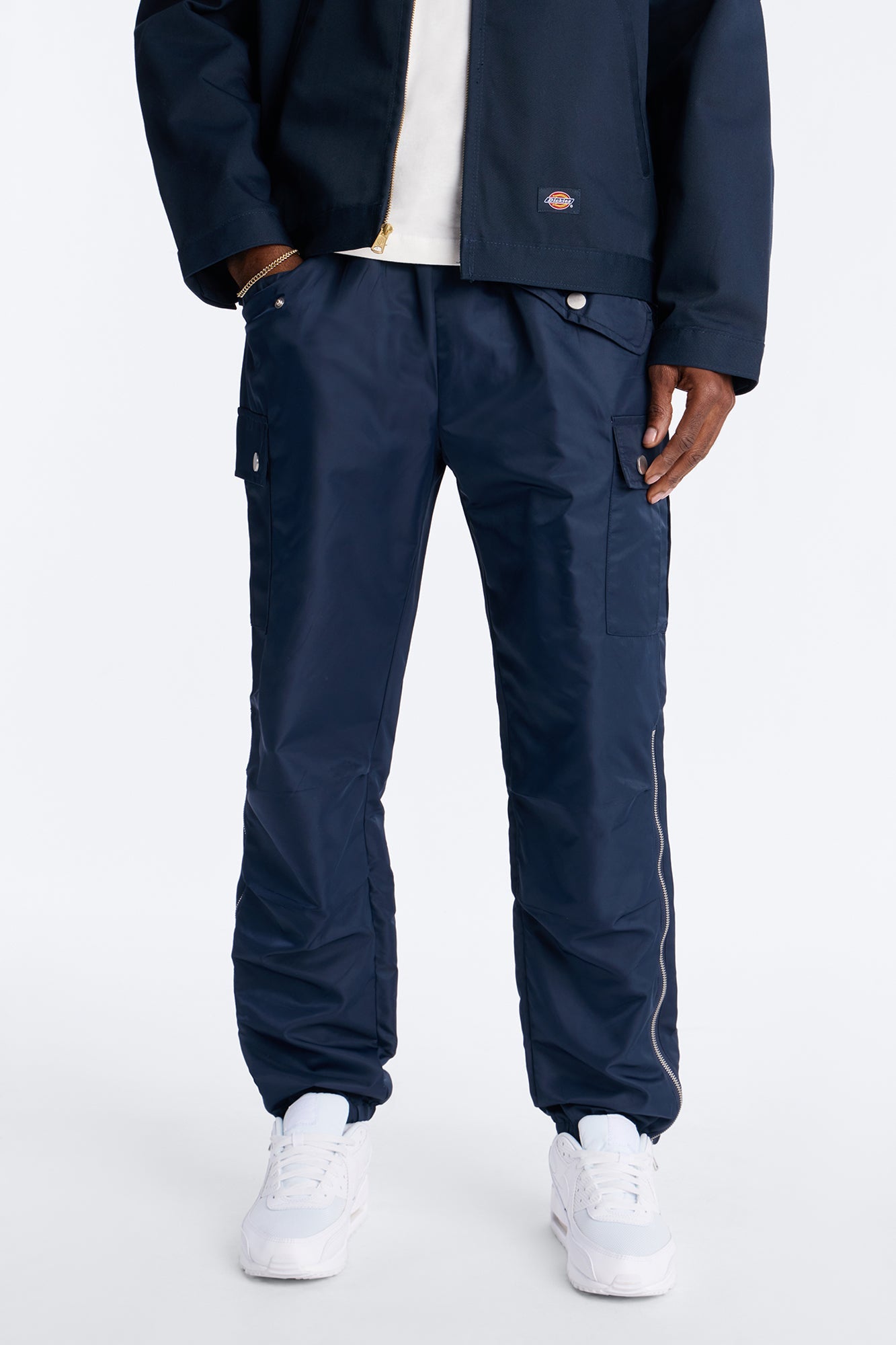 Slim Pocket Thesis Pant - Navy Fashion Nova