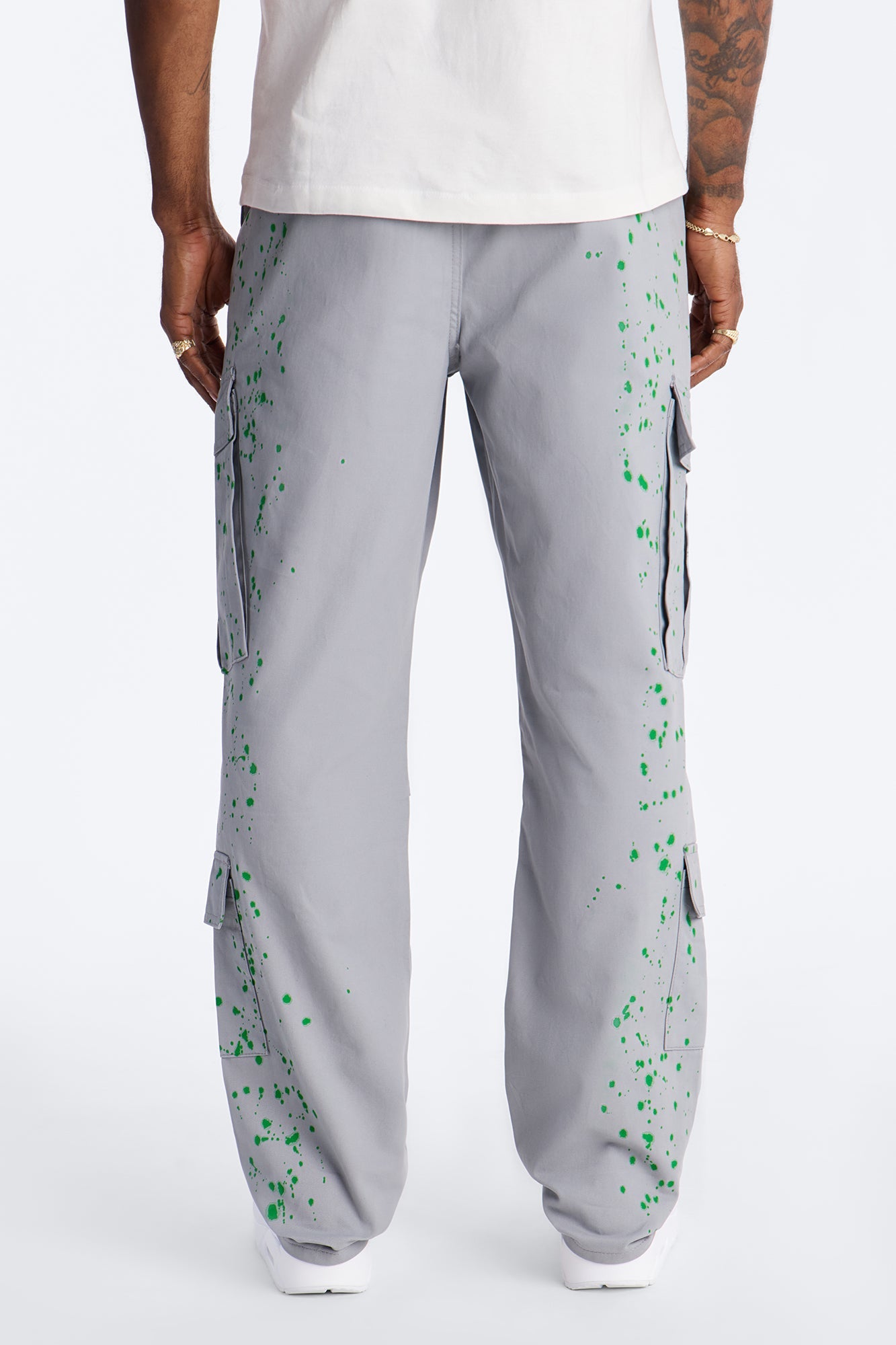 Straight New Age Canvas Pant - Grey Fashion Nova