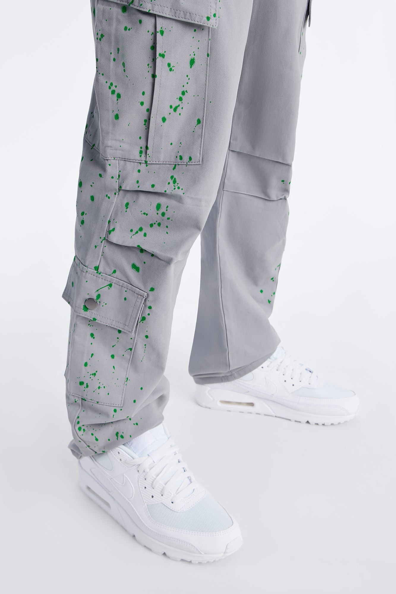 Straight New Age Canvas Pant - Grey Fashion Nova