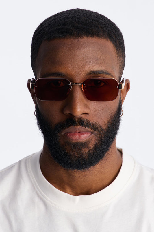 Aurum Pulse Sunglasses - Red Fashion Nova