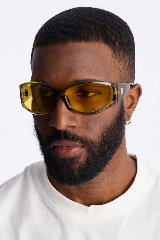 Viced Up Sunglasses - Green/combo Fashion Nova