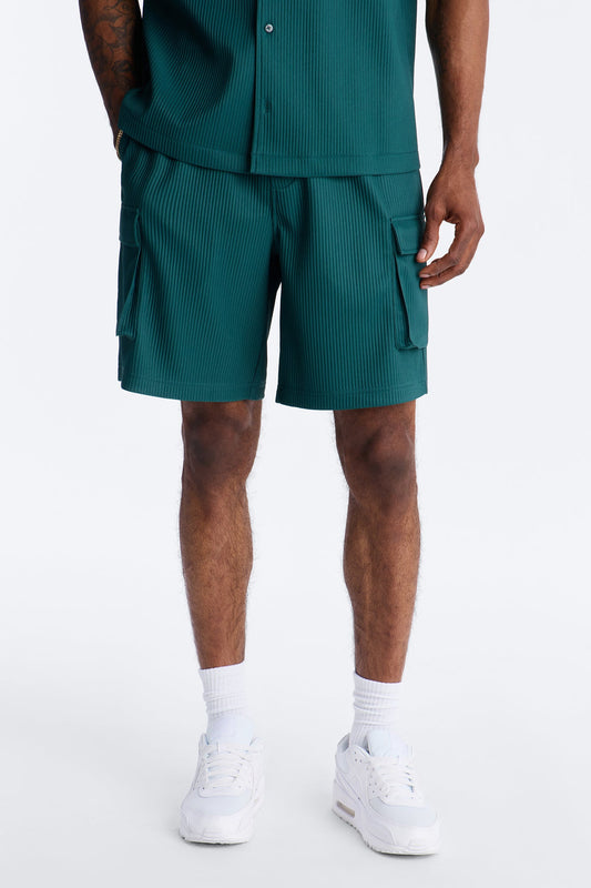 Show Up Relaxed Cargo Short - Teal Fashion Nova