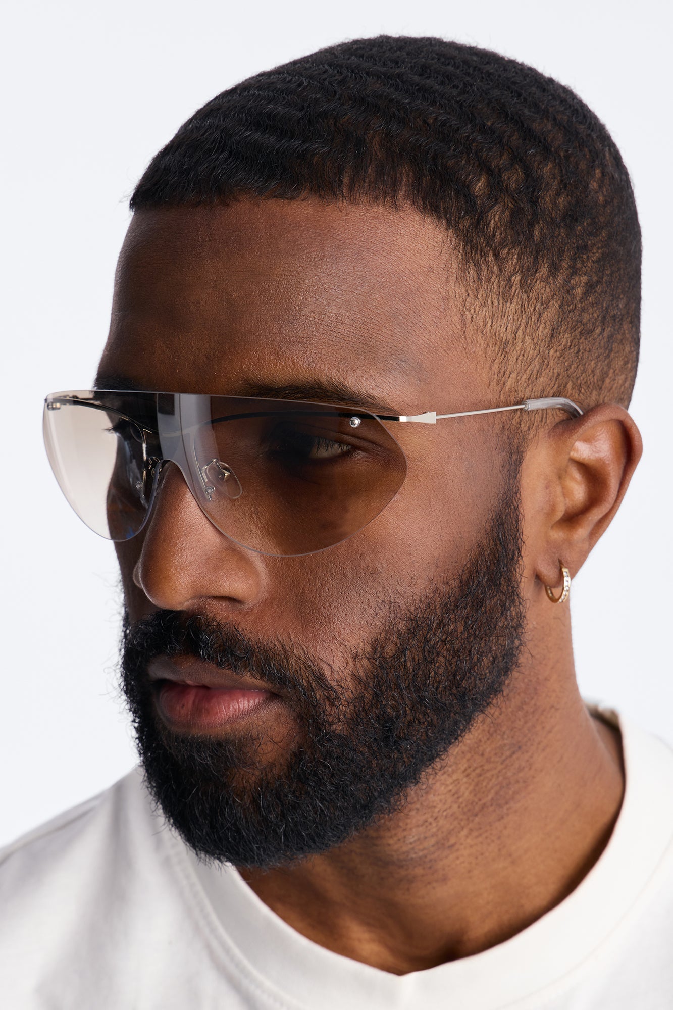 Spectra Circuit Sunglasses - Silver Fashion Nova