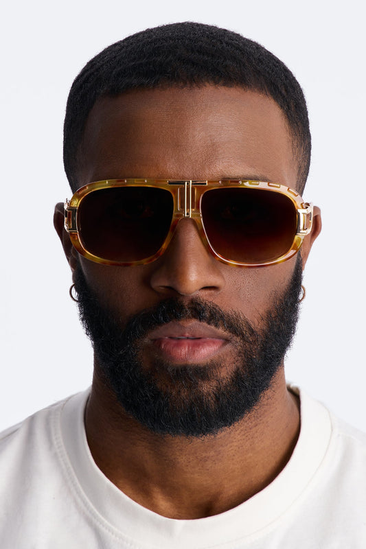 Updated Aviator Sunglasses - Orange Fashion Nova