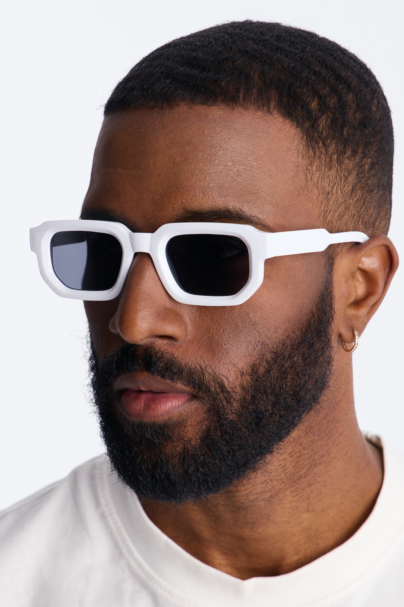Crisp Cool Square Sunglasses - White Fashion Nova