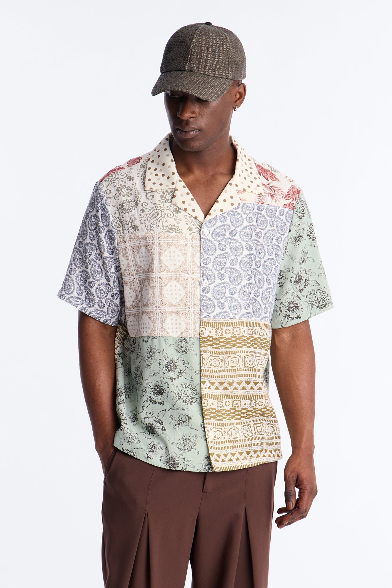 Horizon Cuban Collar Shirt - Multi Color Fashion Nova