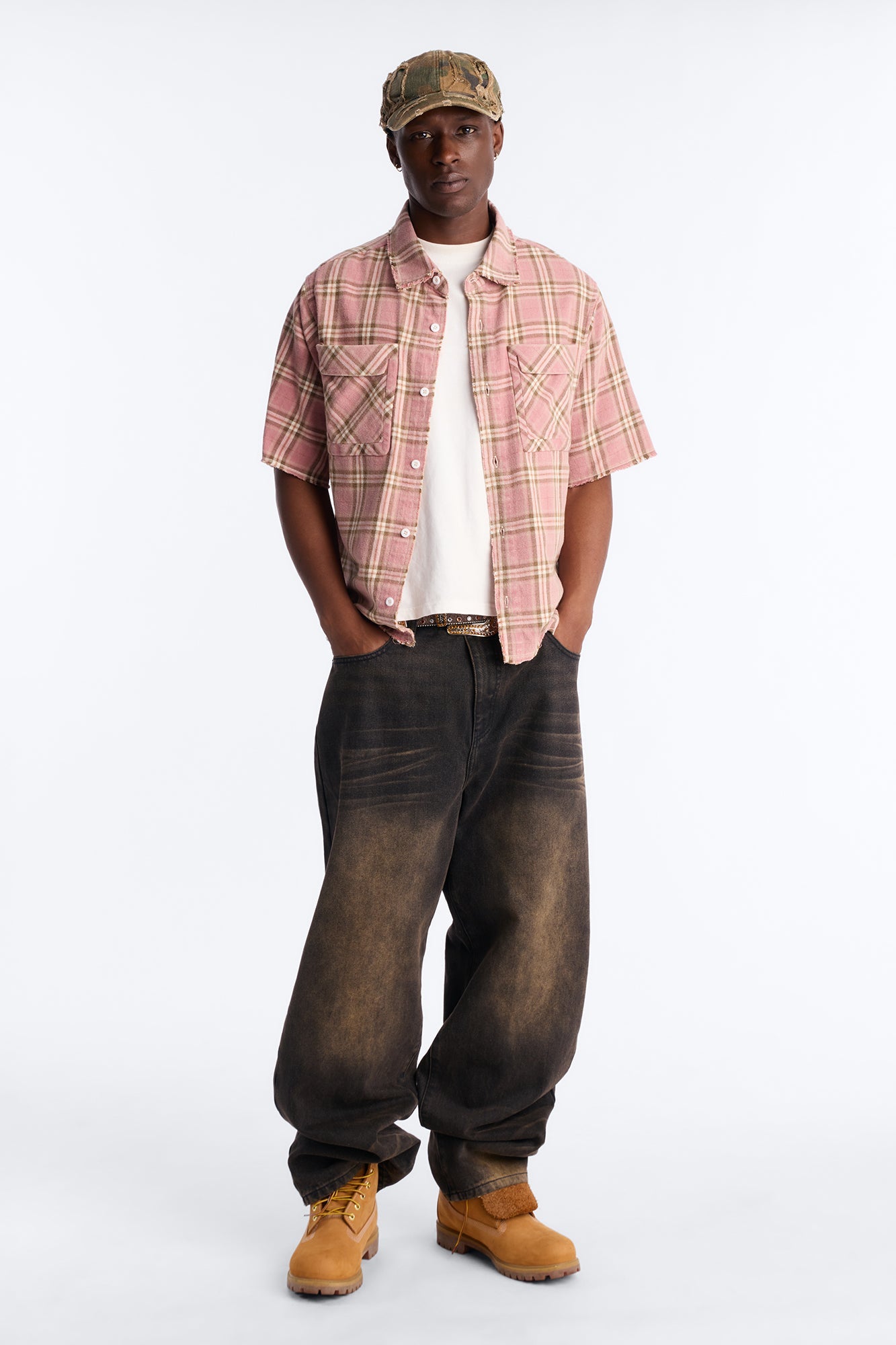 Really Really Flannel Button Up Shirt - Pink Fashion Nova