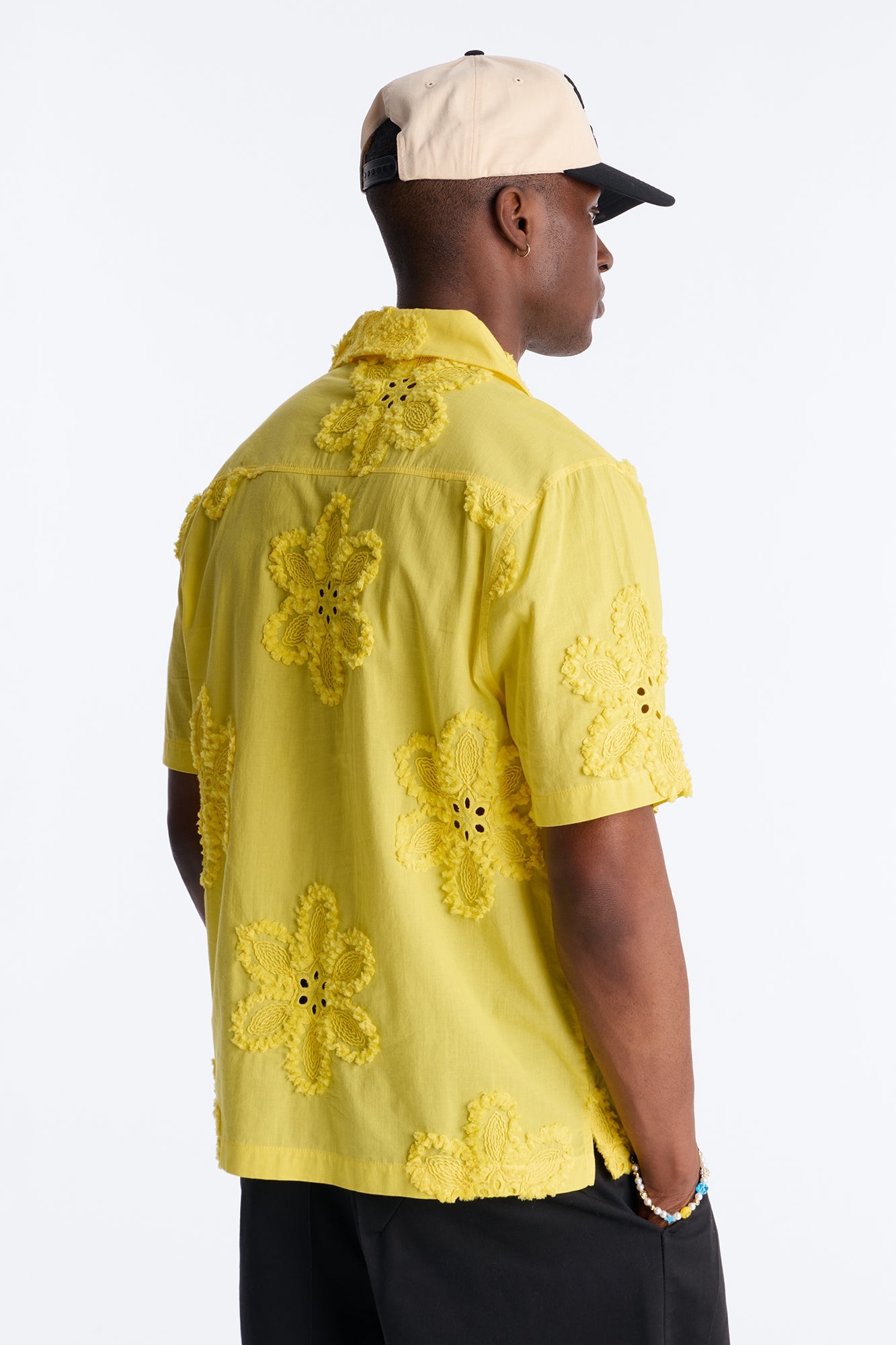 Dusty Bloom Cuban Collar Shirt - Mustard Fashion Nova