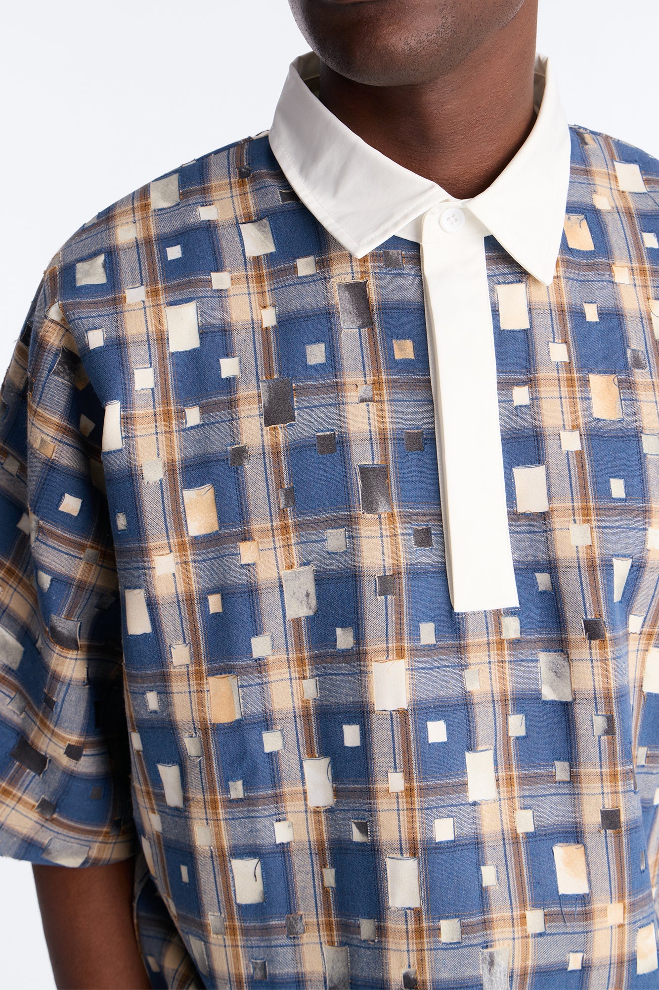 Oversized Dustwave Polo Shirt - Blue Fashion Nova