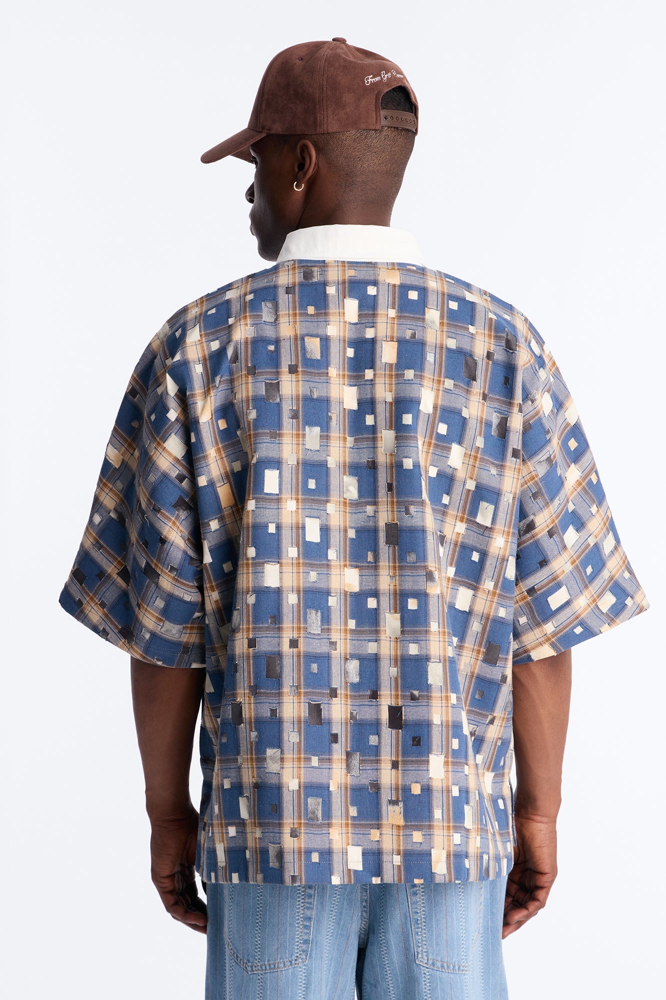 Oversized Dustwave Polo Shirt - Blue Fashion Nova