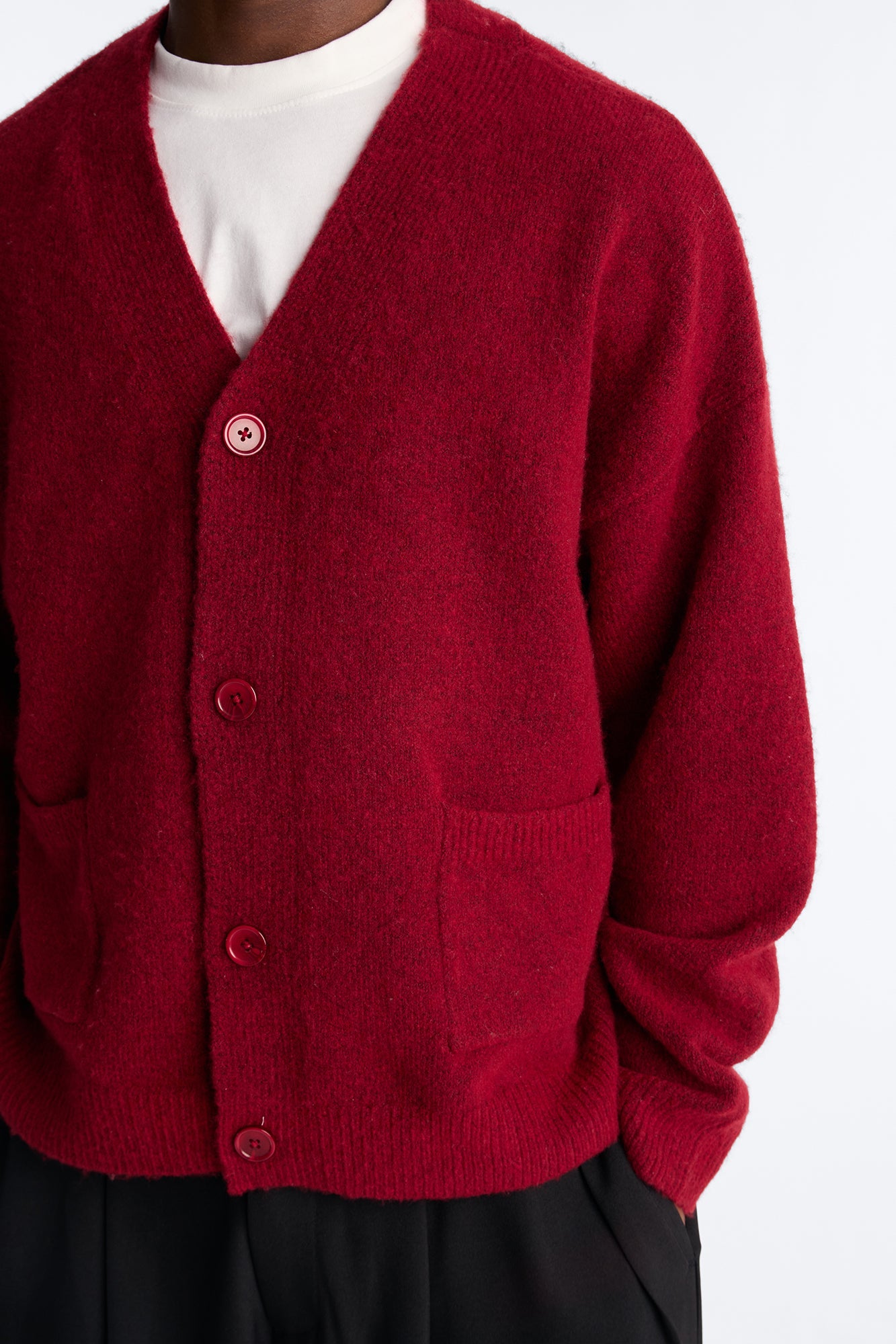 Cropped Harbor Ash Cardigan - Burgundy Fashion Nova