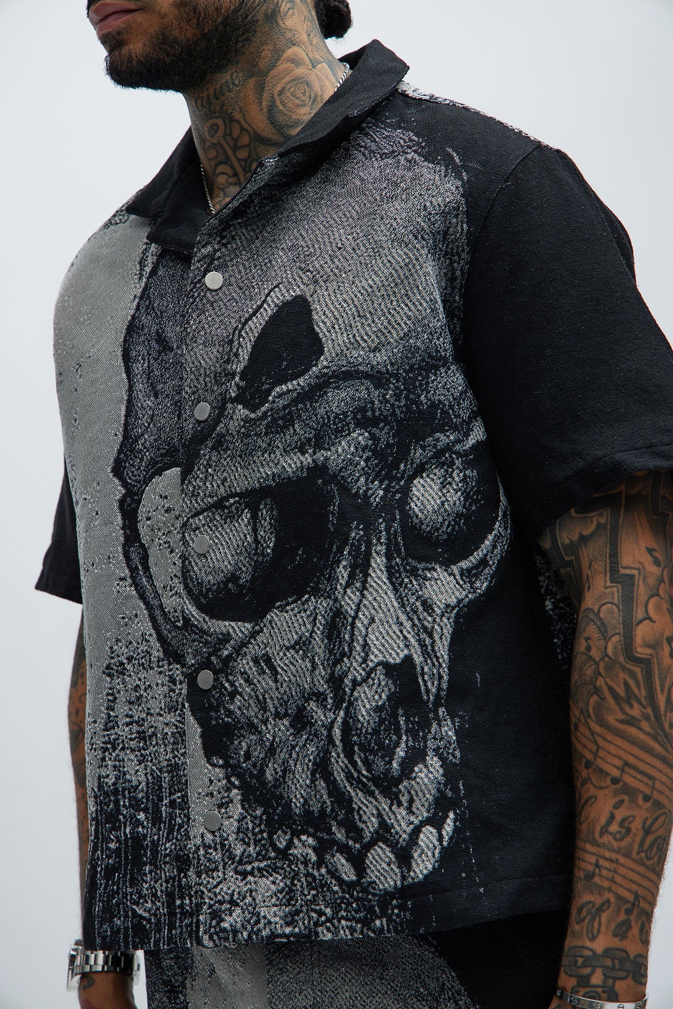 Azrael Tapestry Shirt - Multi Color Fashion Nova