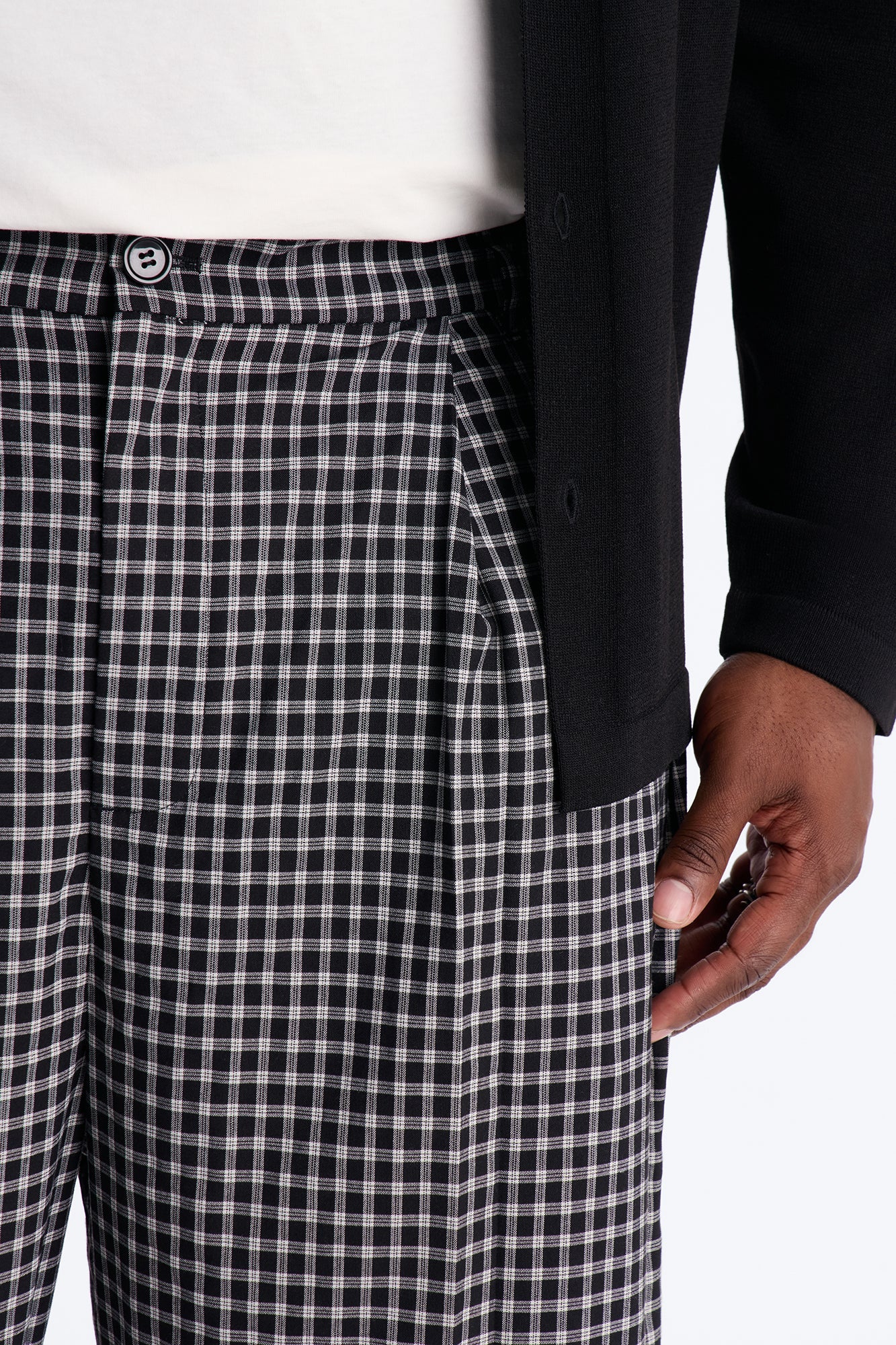 Wide Leg Pleated Downtown London Trouser - Black Fashion Nova