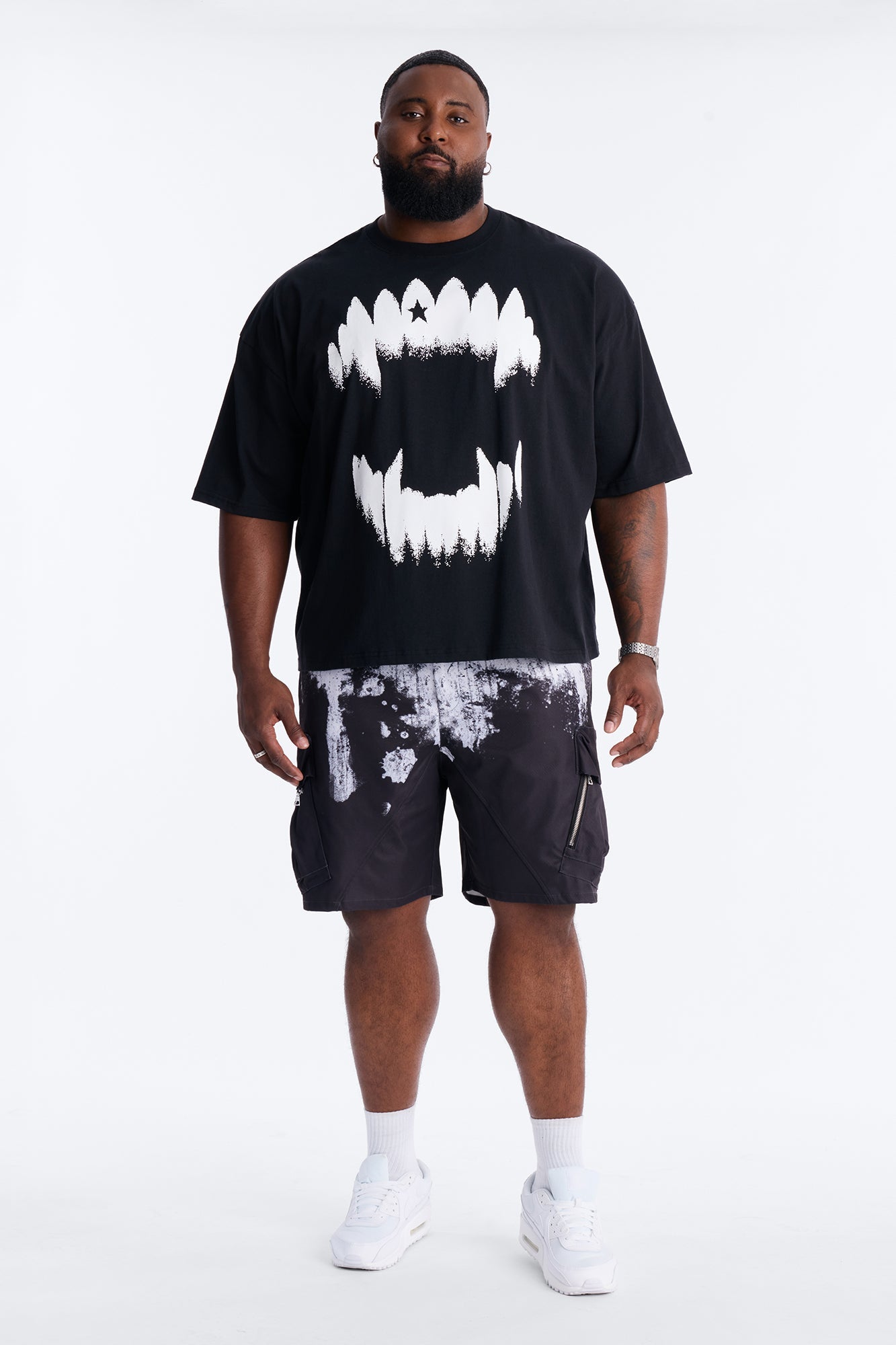 Savage Grill Boxy Short Sleeve Tee - Black Fashion Nova