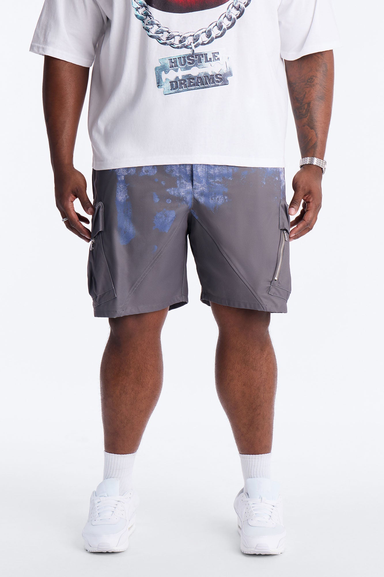 Relaxed Traveling Artist Short - Grey Fashion Nova