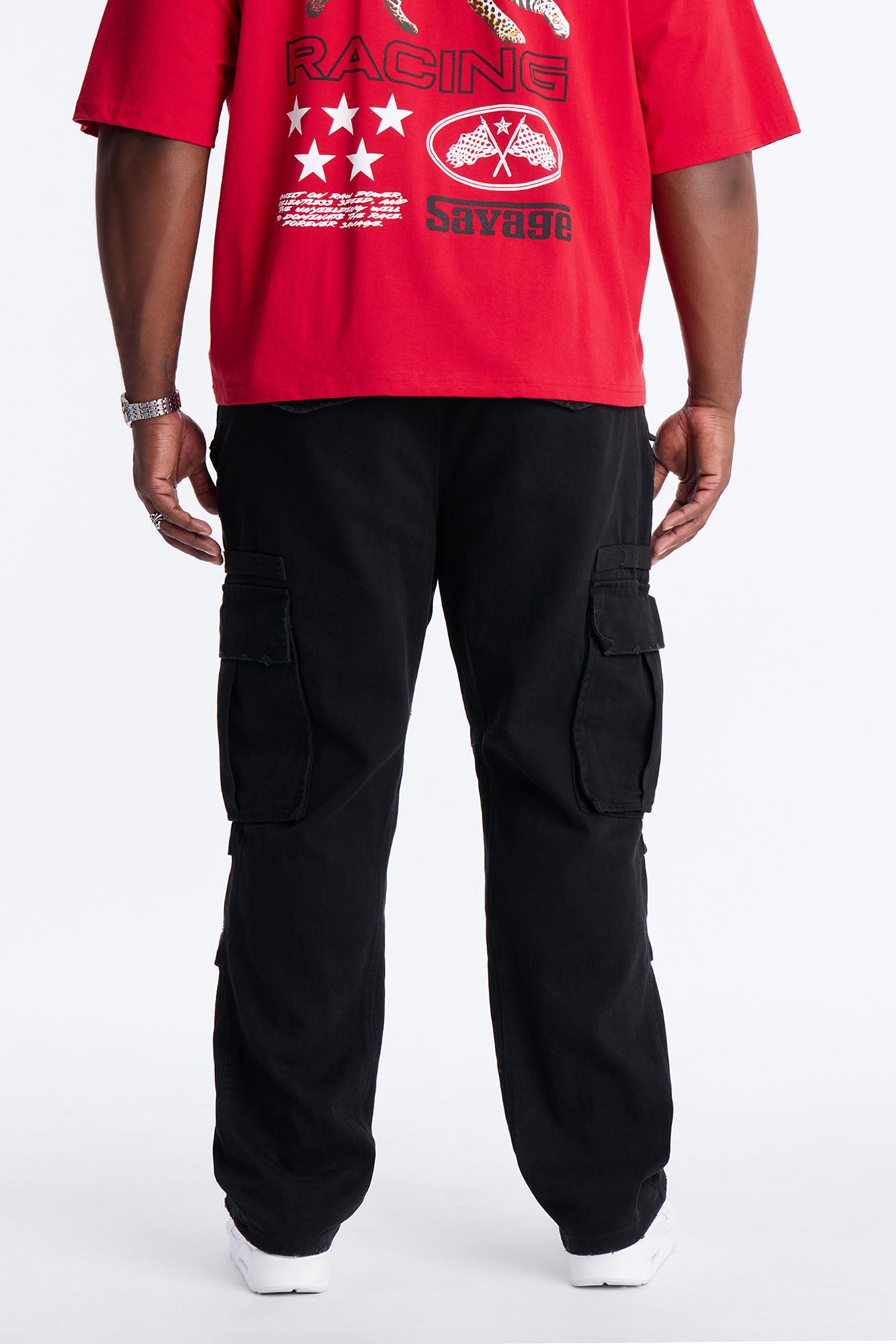 Straight Carter Point Utility Pant - Black Fashion Nova