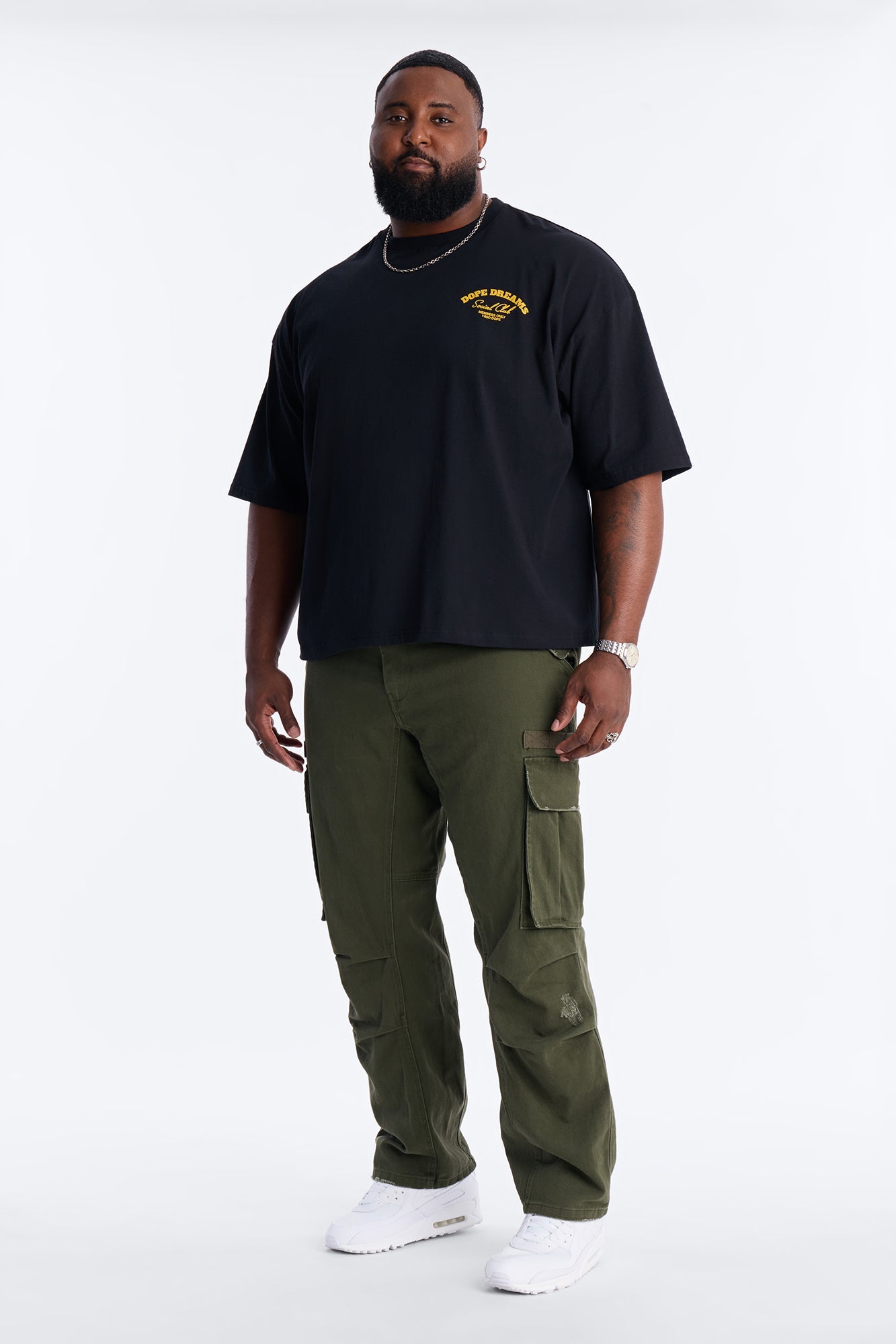 Straight Carter Point Utility Pant - Olive Fashion Nova