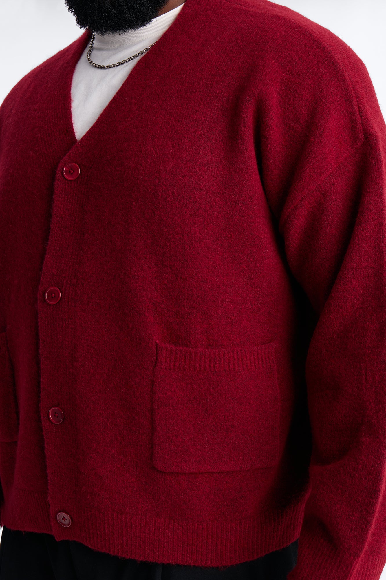 Cropped Harbor Ash Cardigan - Burgundy Fashion Nova